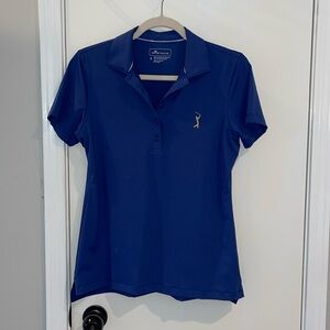 Ladies Peter Millar Navy Golf Polo TPC The Players Championship Size Small